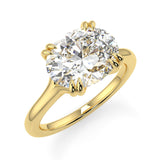 Nailah Plain Lab created Diamond Engagement Ring