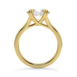 Nailah Plain Moissanite Engagement Ring