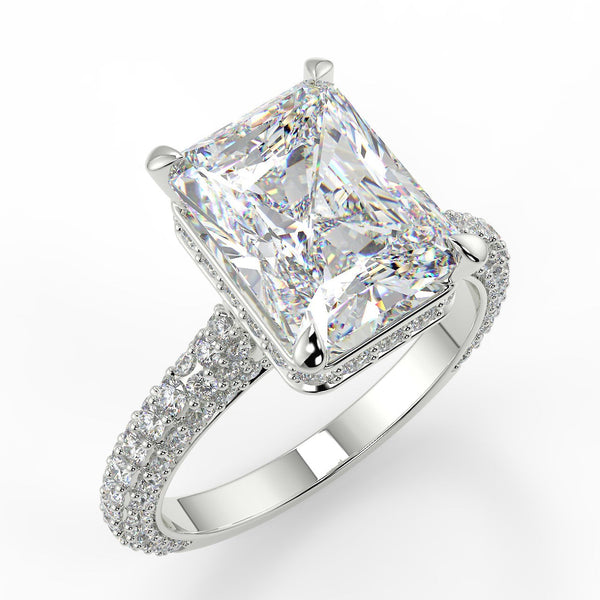 Paris Lab Created Diamond Engagement Ring