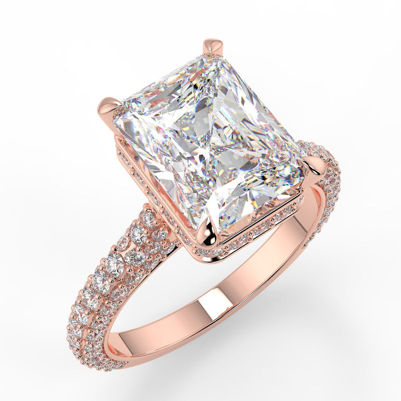 Paris Lab Created Engagement Ring