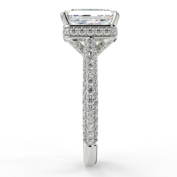 Paris Lab Created Diamond Engagement Ring