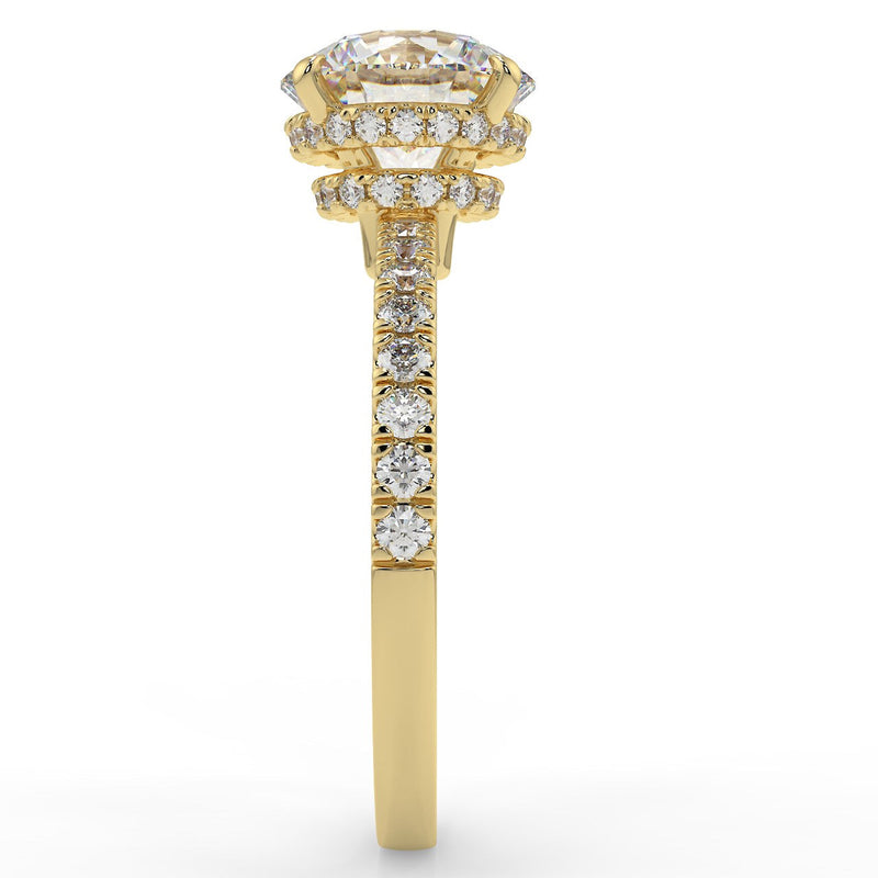 Vera Lab Created Diamond Engagement Ring