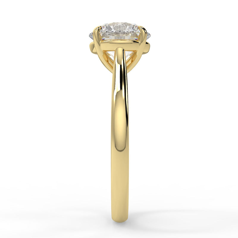 Zara Lab Created Diamond Engagement Ring