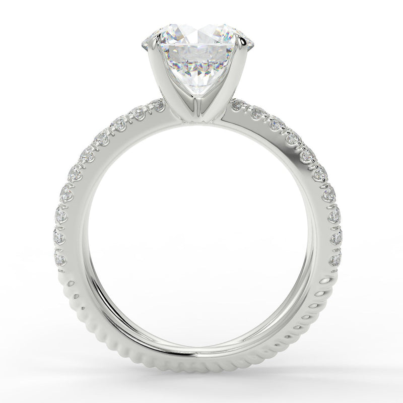 Zoe Lab Created Diamond Engagement Ring