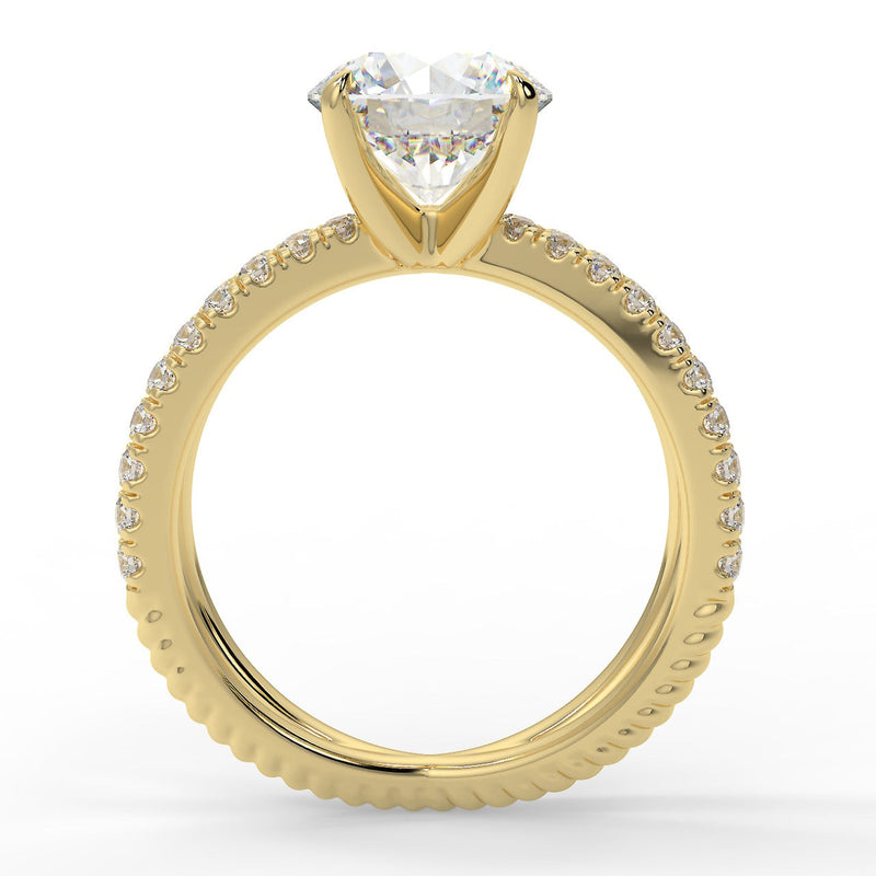 Zoe Lab Created Diamond Engagement Ring