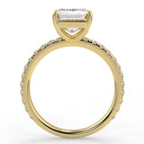 Alya Lab Created Diamond Engagement Ring
