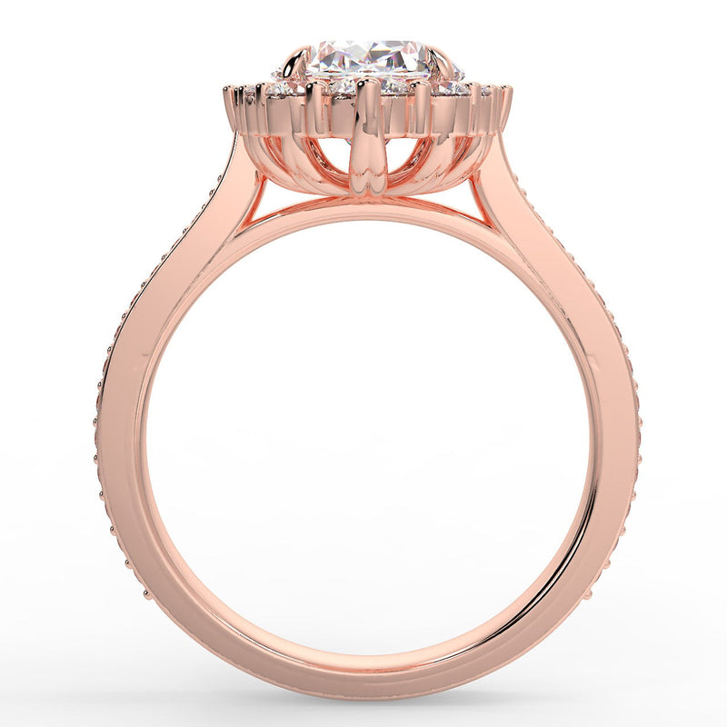 Antoinette Lab Created Diamond Engagement Ring