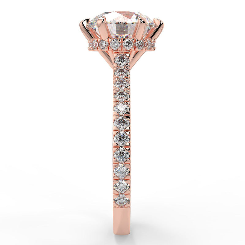 Ares Lab Created Diamond Engagement Ring
