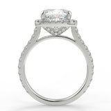 Camellia Lab Created Diamond Engagement Ring
