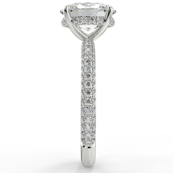 Charlotte Lab Created Diamond Engagement Ring