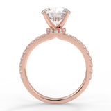 Diana Lab Created Diamond Engagement Ring