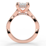 Elaine Lab Created Diamond Engagement Ring