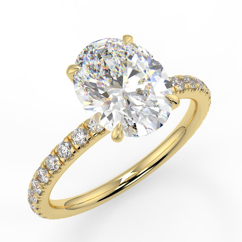 Emma Lab Created Diamond Engagement Ring