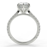 Hazel Lab Created Diamond Engagement Ring