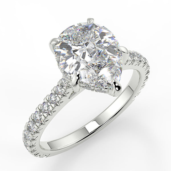 Hazel Lab Created Engagement Ring