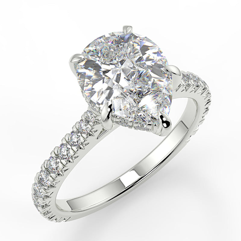 Hazel Lab Created Engagement Ring