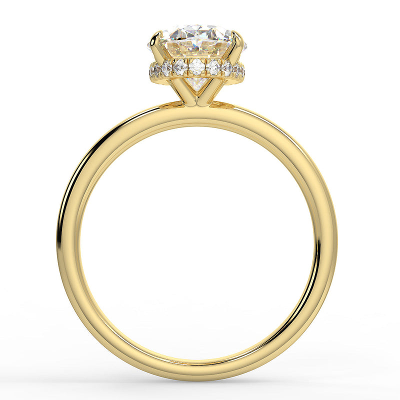 Jaqueline Lab Created Diamond Engagement Ring