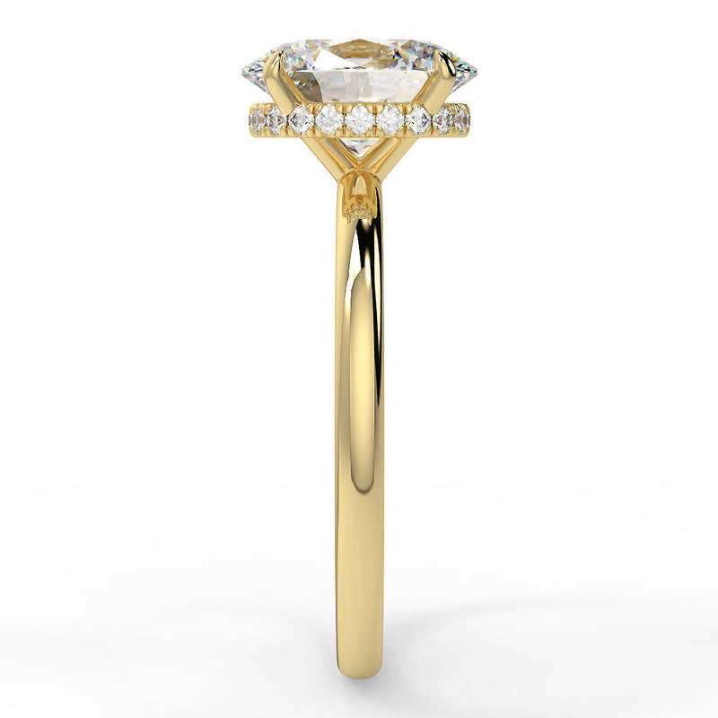 Jaqueline Lab Created Diamond Engagement Ring