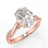 Joy Lab Created Diamond Engagement Ring