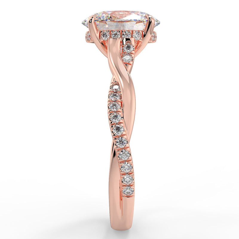 Joy Lab Created Diamond Engagement Ring