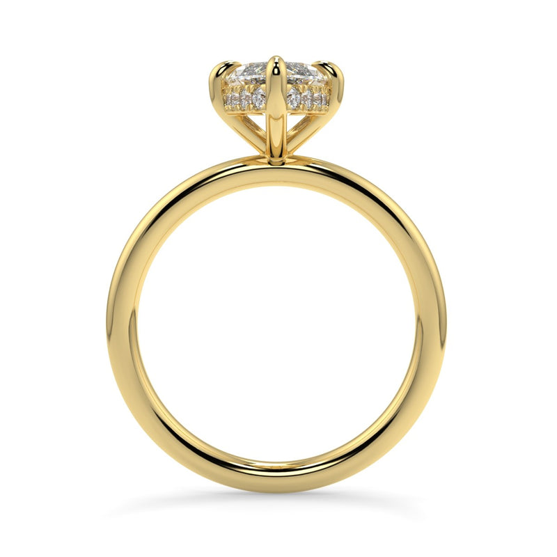 The "Liv" Ring Moissanite Engagement Ring