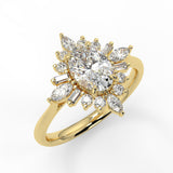 Lucidia Lab Created Diamond Engagement Ring