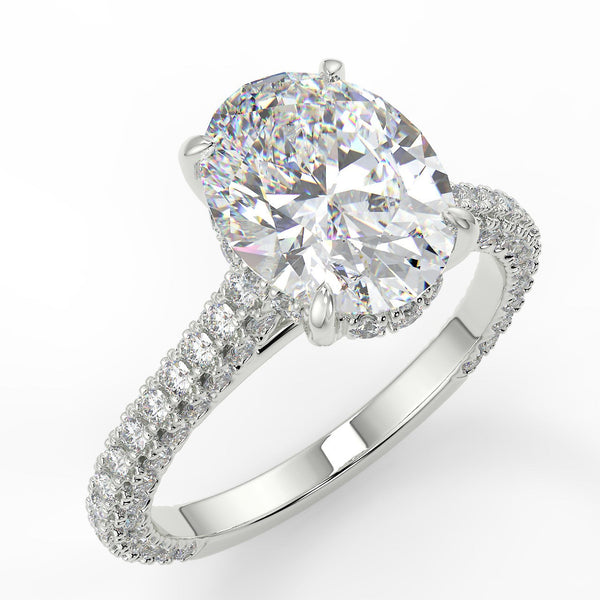 Lydia Lab Created Diamond Engagement Ring