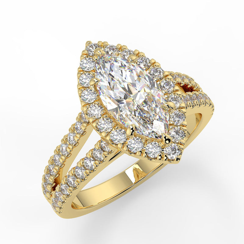 Margaret Lab Created Diamond Engagement Ring