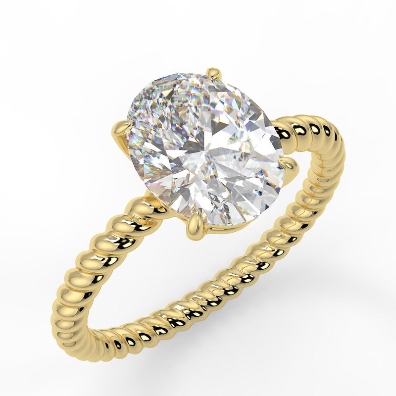Mia Lab Created Diamond Engagement Ring
