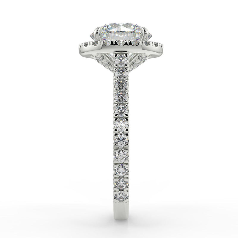 Milena Lab Created Diamond Engagement Ring