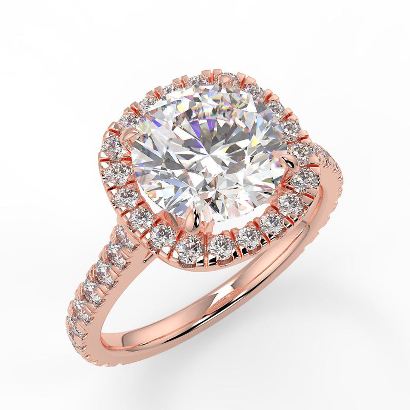 Mimosa Lab Created Diamond Engagement Ring