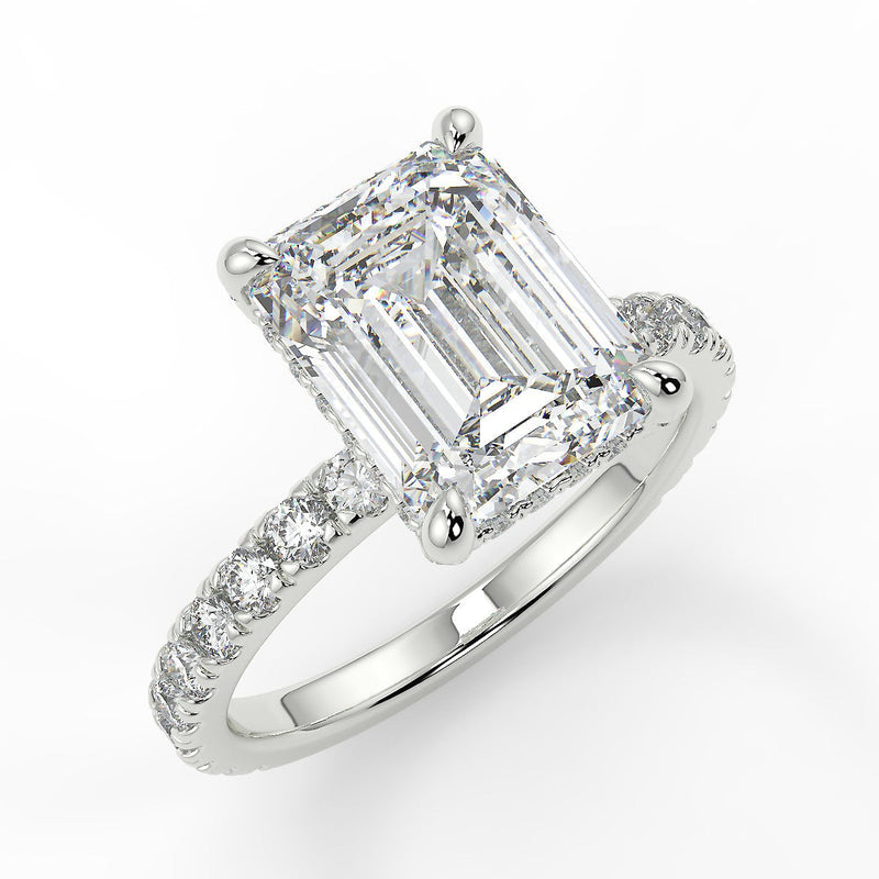 Mira Lab Created Diamond Engagement Ring