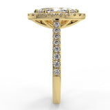Miranda Lab Created Diamond Engagement Ring