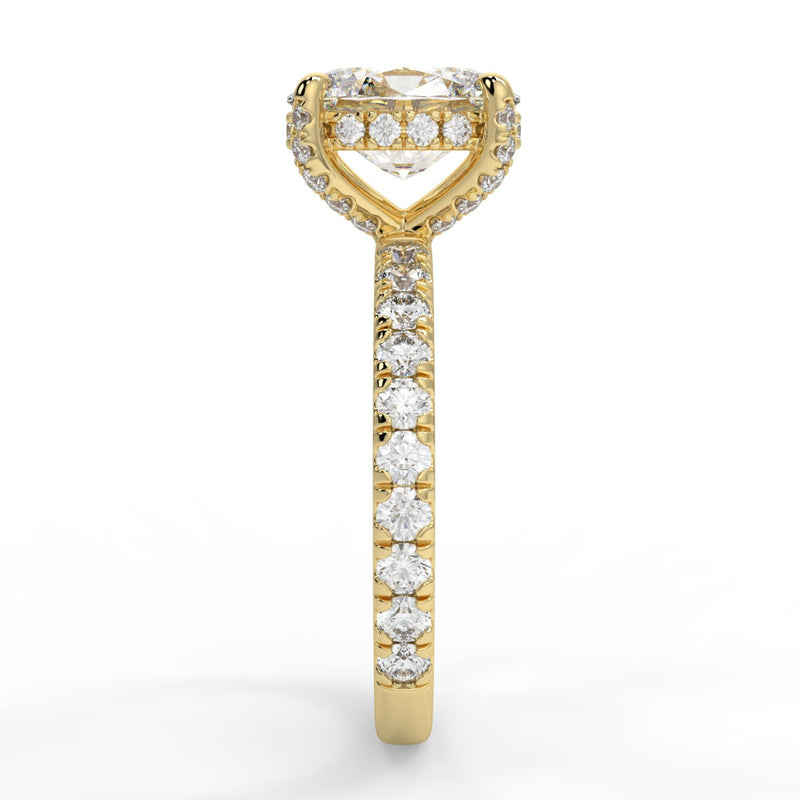 Noel Lab Created Diamond Engagement Ring