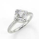 Pietra Lab Created Engagement Ring
