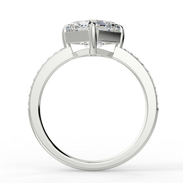 Pietra Lab Created Engagement Ring