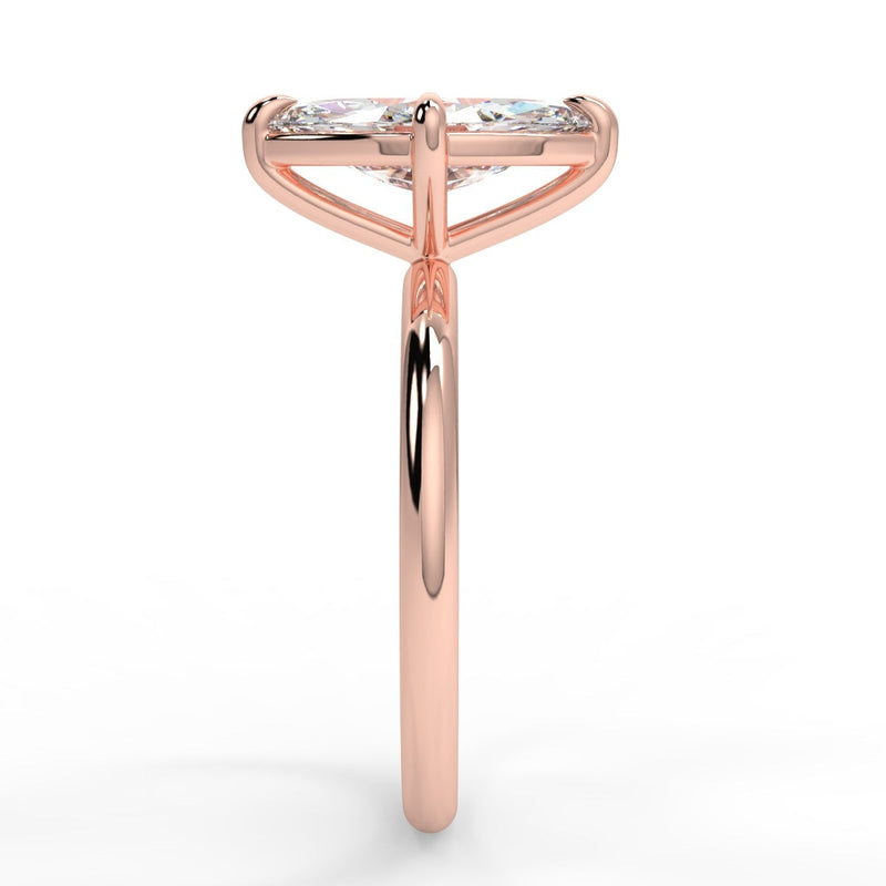 The "Rain" Lab Created Diamond Engagement Ring