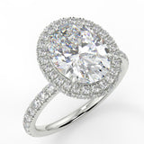 Raquel Lab Created Diamond Engagement Ring