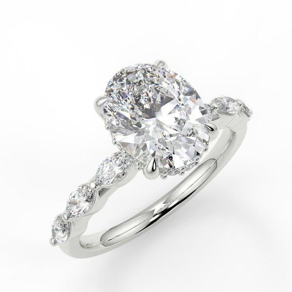 Stella Lab Created Diamond Engagement Ring