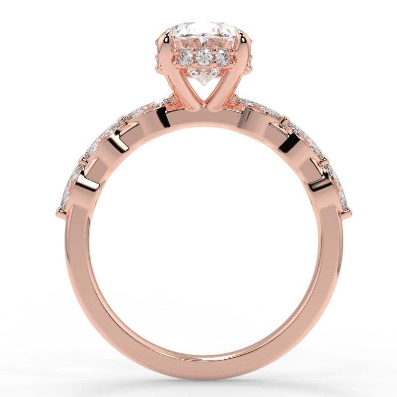 Stella Lab Created Diamond Engagement Ring
