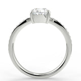 Tiara Lab Created Engagement Ring