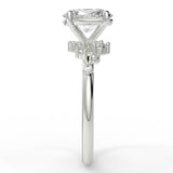 April Lab Created Diamond Engagement Ring