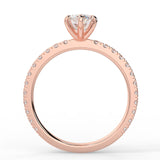 Yvette Lab Created Diamond Engagement Ring