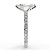Yvette Lab Created Diamond Engagement Ring