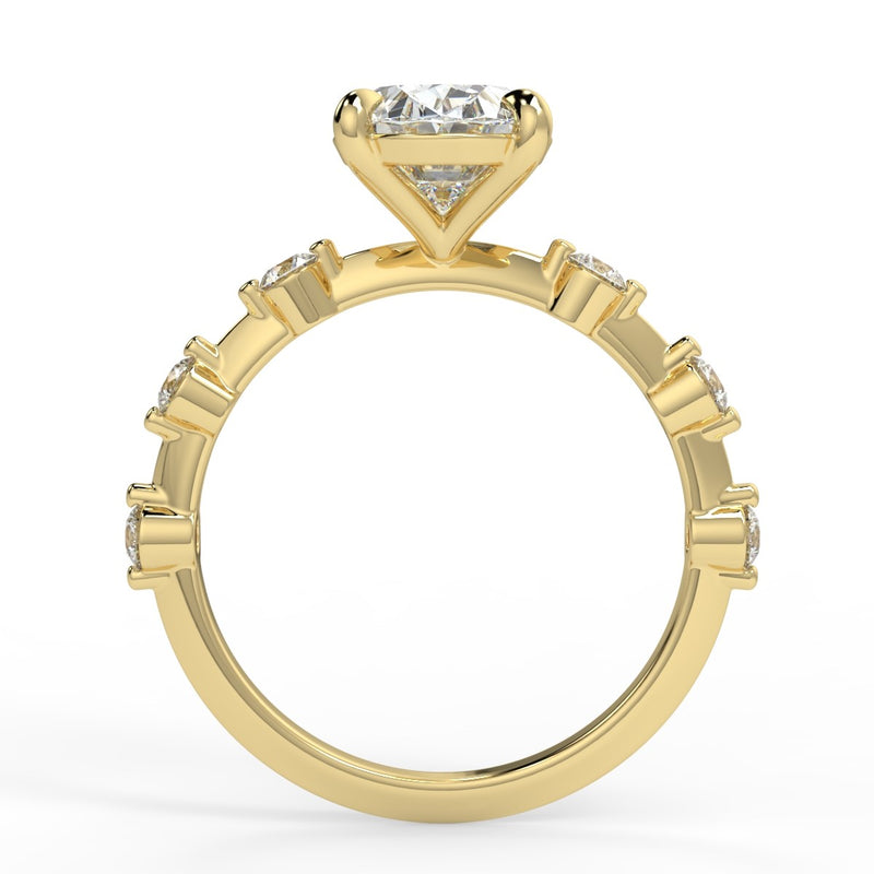 Mireille Moissanite Engagement Ring