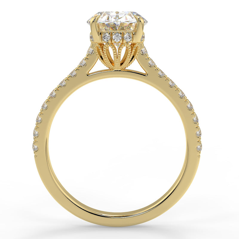 Dantella Moissanite Engagement Ring