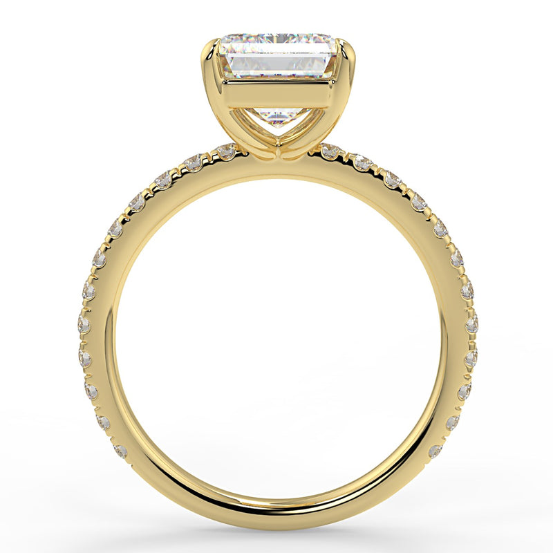 Alya Moissanite Engagement Ring