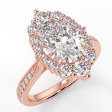 Antoinette Moissanite Engagement Ring