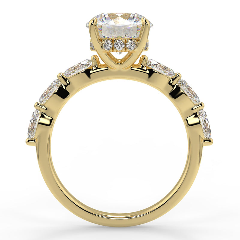 Ariana Moissanite Engagement Ring