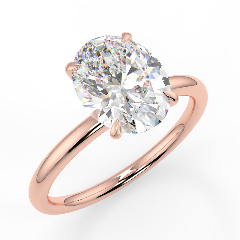 Bella Moissanite Engagement Ring